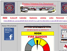 Tablet Screenshot of florencevfd.org